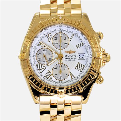 gold breitling|breitling gold watches prices.